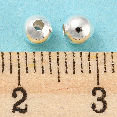 Brass Smooth Round Beads EC400-2S-1