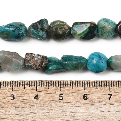 Natural Chrysocolla Beads Strands G-L493-61-1