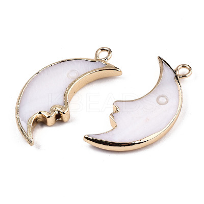 Natural Freshwater Shell Pendants SHEL-N026-136-1