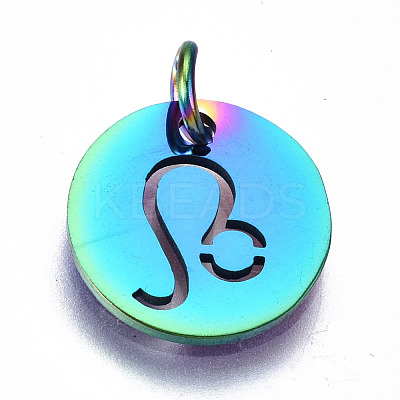 Ion Plating(IP) 201 Stainless Steel Charms STAS-Q237-M003-1-1