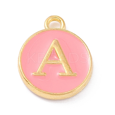 Golden Plated Alloy Enamel Charms LS-ENAM-Q437-14A-1