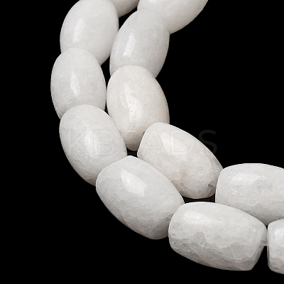Natural Dyed White Jade Beads Strands G-M402-A01-11-1