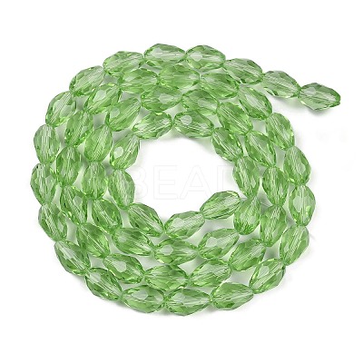 Transparent Glass Beads Strands EGLA-N013-T6mm-D13-1