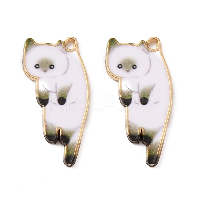 Alloy Enamel Pendants ENAM-WH0054-58B-1