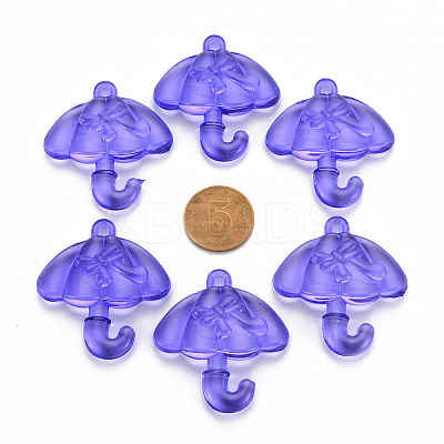 Transparent Acrylic Pendants TACR-T024-01B-936-1