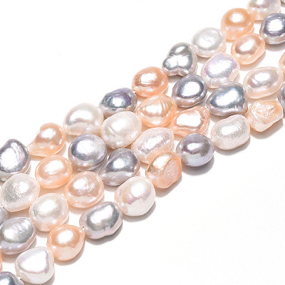 Natural Cultured Freshwater Pearl Beads Strands PEAR-N014-09A-02-1