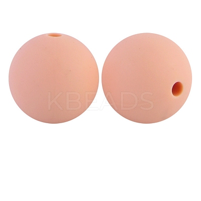 Silicone Beads Round Rubber Bead 15MM Loose Spacer Beads for DIY Supplies Jewelry Keychain Making FIND-SX0001-187-1