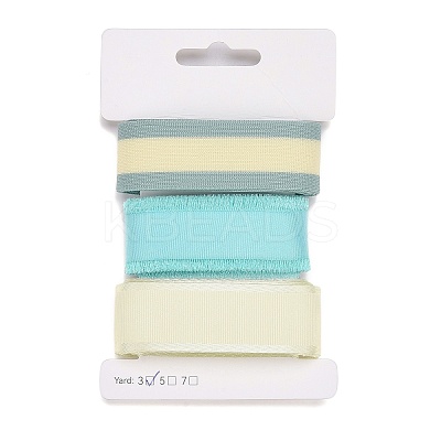 9 Yards 3 Styles Polyester Ribbon SRIB-A014-C03-1