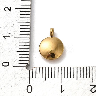 304 Stainless Steel Black Enamel Charms STAS-R009-01G-H-1