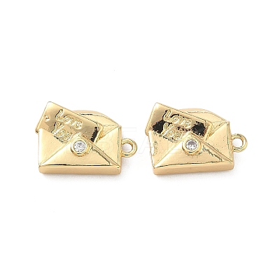 Brass Micro Pave Cubic Zirconia Pendants LS-KK-L260-23G-1