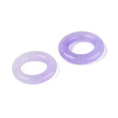 Dyed Natural White Jade Linking Rings G-Q601-43A-1