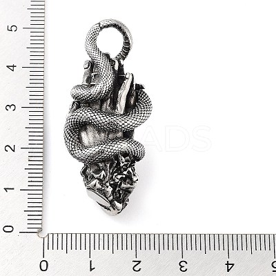 304 Stainless Steel Pendants STAS-R225-17AS-1