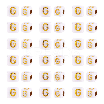 Opaque Acrylic Beads MACR-TAG0001-07G-1