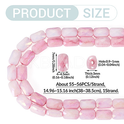 1Strand Anti-Tarnish Electroplate Glass Beads Strands GLAA-TA0003-99A-1