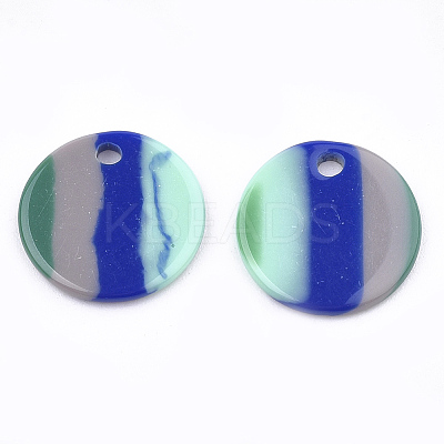 Resin Pendants RESI-T022-09D-1