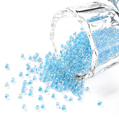 11/0 FGB Grade A Transparent Glass Seed Beads X-SEED-N001-E-321-1