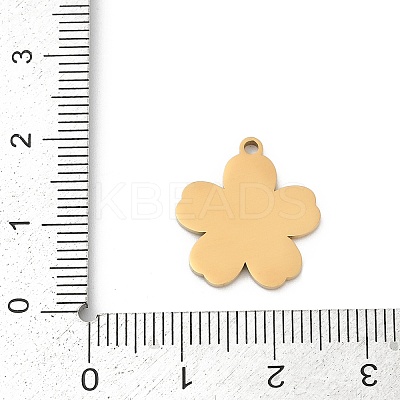 304 Stainless Steel Pendants STAS-P383-06B-G-1