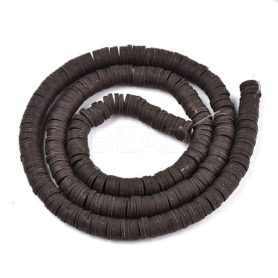 Handmade Polymer Clay Beads Strands CLAY-R089-6mm-110-1