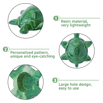 Resin Tortoise Covers Toilet Bolts DJEW-WH0072-14-1