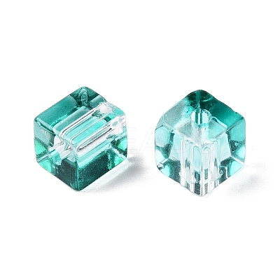 Baking Paint Transparent Glass Beads DGLA-N005-01A-04-1