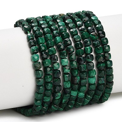 Natural Malachite Beads Strands X-G-C262-C02-4mm-1
