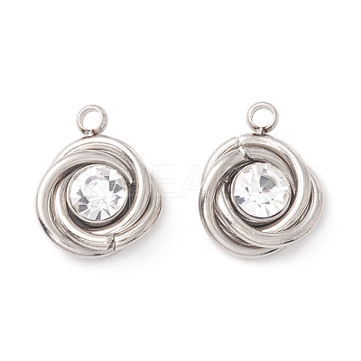201 Stainless Steel Pendants STAS-A059-03P-1