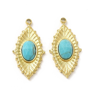 Natural Turquoise Pendants STAS-J401-VC671-1