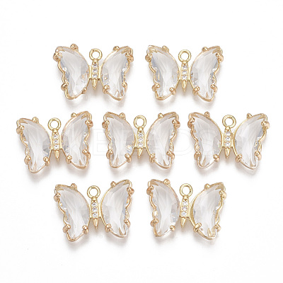 Glass Pendants GLAA-T021-24I-1