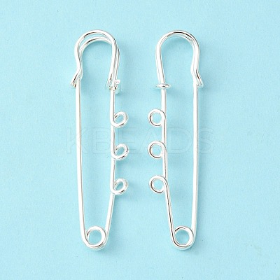 Iron Brooch Findings KK-Q491-S-1