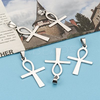 Tarnish Resistant 304 Stainless Steel Pendants STAS-D147-15-1