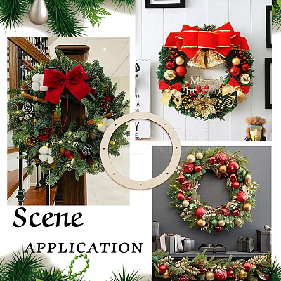 Unfinished Wood Circles DIY-WH0043-05B-1