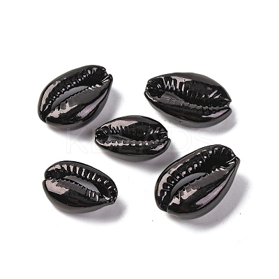 Baking Paint Cowrie Shell Beads SSHEL-M023-01B-1