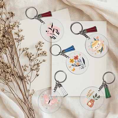 DIY Keychain Making Kits DIY-GO0002-53B-1