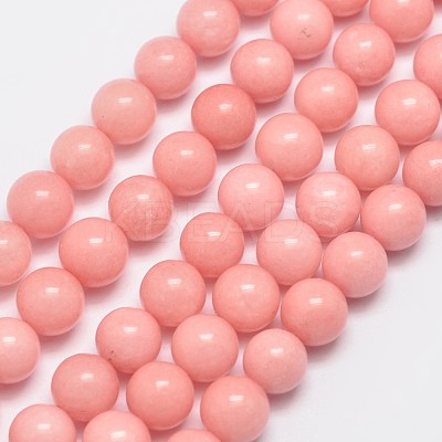 Natural Malaysia Jade Beads Strands X-G-A146-8mm-B08-1