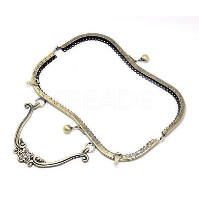 Iron Purse Frame Handle for Bag Sewing Craft Tailor Sewer FIND-T008-048AB-1
