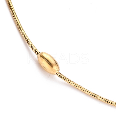 304 Stainless Steel Round Snake Chain Necklaces STAS-G244-84G-1