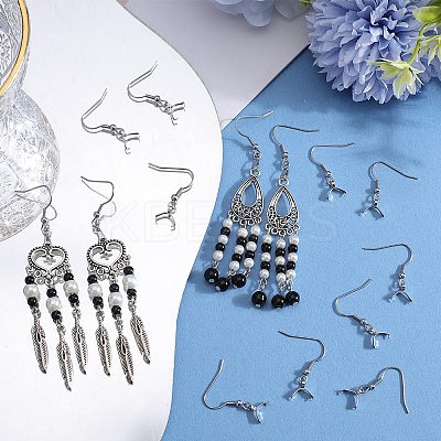 50Pcs 304 Stainless Steel Earring Hooks STAS-SC0008-30-1
