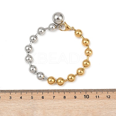 304 Stainless Steel Beaded Bracelets LS-BJEW-Z136-03GP-1