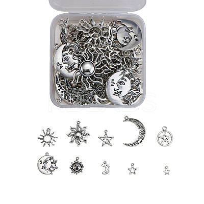 Tibetan Style Alloy Pendants TIBEP-CJ0001-08-1