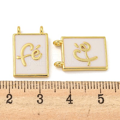 Rack Plating Brass Enamel Pendants KK-R153-11G-1