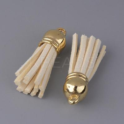 Faux Suede Tassel Pendant Decorations FIND-T002-B44-1