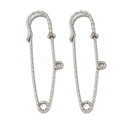 304 Stainless Steel Safety Pins Brooch Findings STAS-K252-11D-P-1