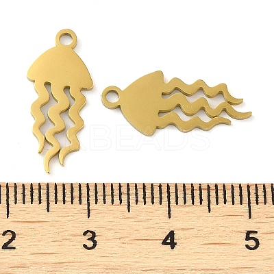 Ion Plating(IP) 304 Stainless Steel Pendants STAS-J042-19G-1