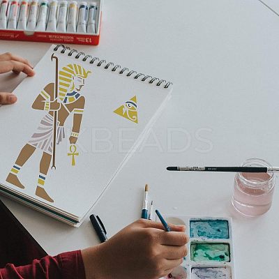 Plastic Reusable Drawing Painting Stencils Templates DIY-WH0202-299-1