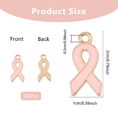 60Pcs Alloy Enamel Pendants ENAM-DC0001-76-1