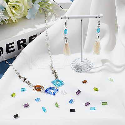 400Pcs 10 Colors Transparent Glass Beads GLAA-HY0001-26-1