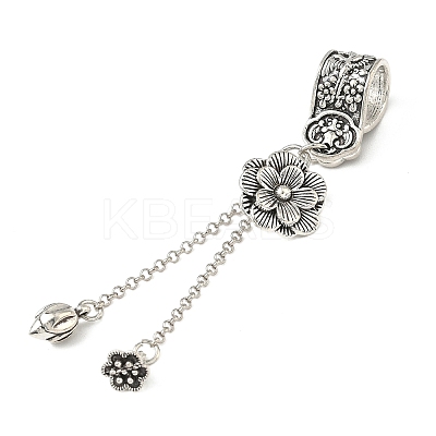 Tibetan Style Alloy Big Pendants FIND-H056-06AS-1