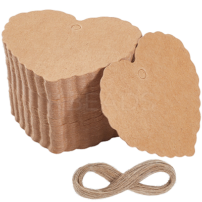 200Pcs Blank Kraft Paper Gift Tags CDIS-SP0001-10A-1