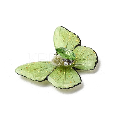 Transparent Epoxy Resin Cabochons RESI-A044-01E-1