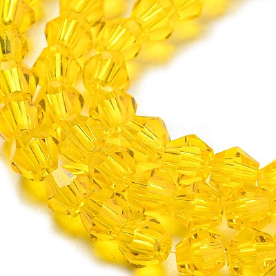 Transparent Glass Beads Strands GLAA-F029-4mm-22-1